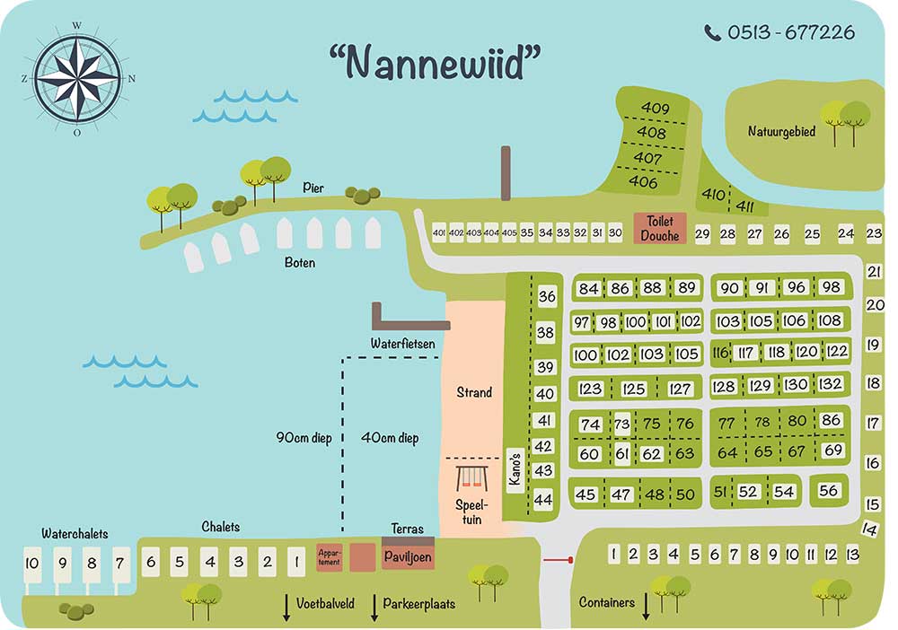 plattegrond nannewiid